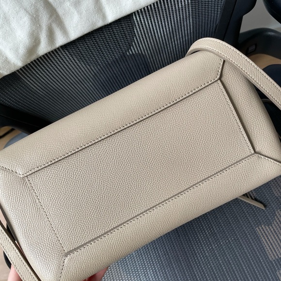 Celine Micro Belt Bag in Grained Calfskin Taupe - Picture 4 of 15